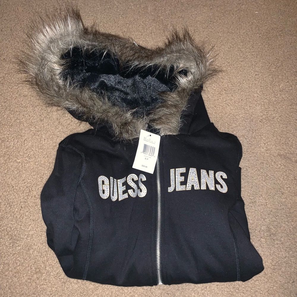 BRAND NEW Guess hooded sweater
